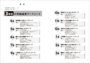 学級経営ワークシート3年 目次